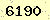 請輸入此驗證碼 : 6190