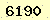 請輸入此驗證碼 : 6190