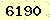 請輸入此驗證碼 : 6190
