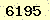 請輸入此驗證碼 : 6195