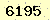 請輸入此驗證碼 : 6195