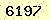 請輸入此驗證碼 : 6197