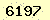 請輸入此驗證碼 : 6197