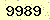 請輸入此驗證碼 : 9989