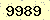 請輸入此驗證碼 : 9989