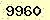 請輸入此驗證碼 : 9960