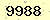 請輸入此驗證碼 : 9988