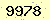 請輸入此驗證碼 : 9978
