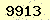 請輸入此驗證碼 : 9913