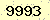 請輸入此驗證碼 : 9993