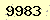 請輸入此驗證碼 : 9983