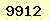 請輸入此驗證碼 : 9912