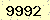 請輸入此驗證碼 : 9992