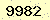請輸入此驗證碼 : 9982