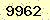 請輸入此驗證碼 : 9962