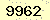 請輸入此驗證碼 : 9962