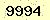 請輸入此驗證碼 : 9994