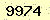 請輸入此驗證碼 : 9974