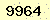 請輸入此驗證碼 : 9964