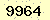 請輸入此驗證碼 : 9964