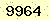 請輸入此驗證碼 : 9964