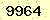 請輸入此驗證碼 : 9964