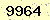 請輸入此驗證碼 : 9964