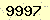 請輸入此驗證碼 : 9997