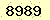 請輸入此驗證碼 : 8989