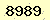 請輸入此驗證碼 : 8989