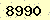 請輸入此驗證碼 : 8990