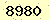 請輸入此驗證碼 : 8980