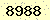 請輸入此驗證碼 : 8988