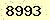 請輸入此驗證碼 : 8993