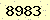 請輸入此驗證碼 : 8983