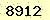 請輸入此驗證碼 : 8912