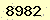 請輸入此驗證碼 : 8982