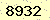 請輸入此驗證碼 : 8932
