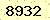 請輸入此驗證碼 : 8932