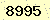 請輸入此驗證碼 : 8995