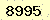 請輸入此驗證碼 : 8995