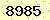 請輸入此驗證碼 : 8985