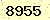 請輸入此驗證碼 : 8955