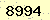 請輸入此驗證碼 : 8994