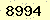 請輸入此驗證碼 : 8994