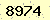 請輸入此驗證碼 : 8974