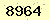請輸入此驗證碼 : 8964