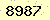 請輸入此驗證碼 : 8987