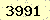 請輸入此驗證碼 : 3991