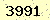 請輸入此驗證碼 : 3991